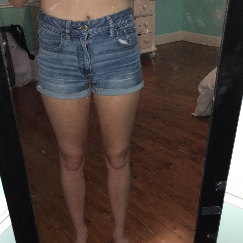 American eagle high rise jean shorts - Picture 3 of 5